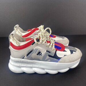 Versace Chain Reaction Chunky Sneakers Size 37.5